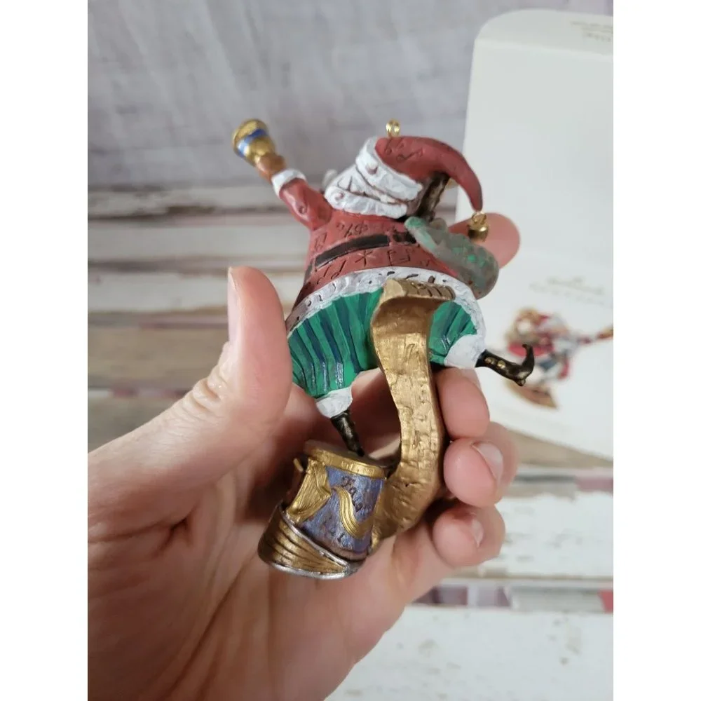 Hallmark ringing in the season Santa Claus 2008 ornament bell music Xmas holiday